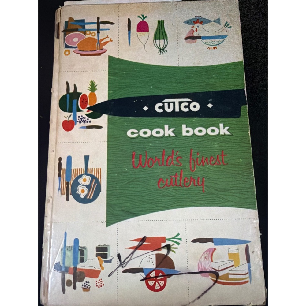 Vintage 1956 Cutco Cook Book Vol 1 Margaret Mitchell Mid-Century Modern Retro
